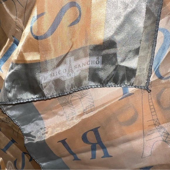 J. Mico Sancho Paris 36x36 Scarf - Picture 3 of 7